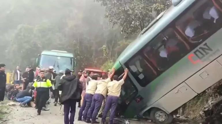 SRE busca trasladar a México a 4 connacionales lesionados en accidente en Machu Picchu