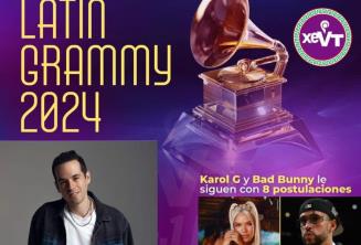 Mexicano Edgar Barrera lidera lista de nominados de Latin Grammy 2024