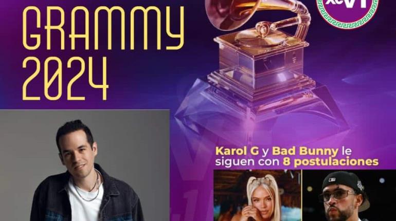 Mexicano Edgar Barrera lidera lista de nominados de Latin Grammy 2024