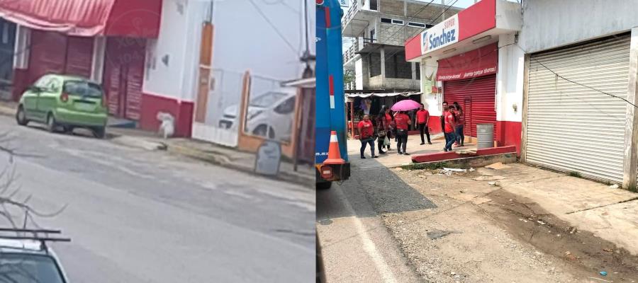 ¡Asaltos, quema de vehículos y ponchallantas provocan pánico en Villahermosa!