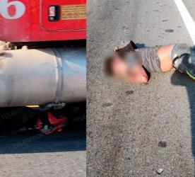 Sujeto muere tras ser embestido por un tráiler en la Cárdenas – Coatzacoalcos 
