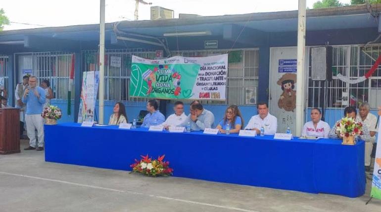 Tabasco, en el lugar 3 de personas inscritas como donantes voluntarios: Salud