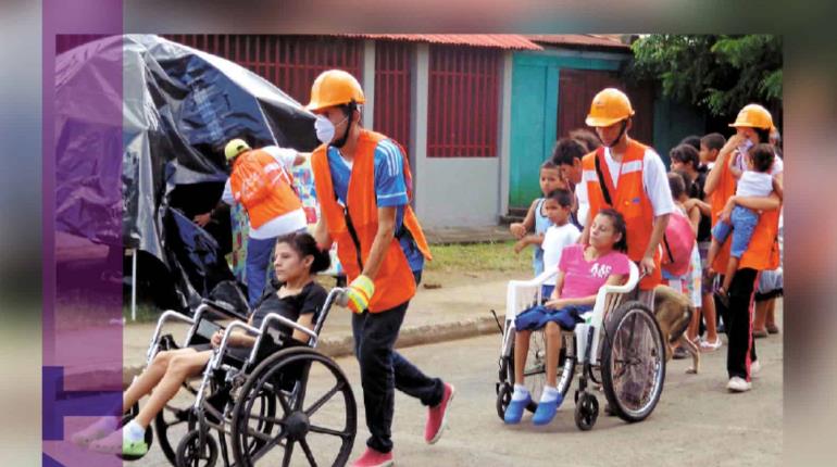 Tache en accesibilidad: Simulacro Nacional no consideró a personas con discapacidad