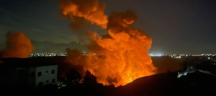 Israel lanza "decenas" de aviones contra sur del Líbano