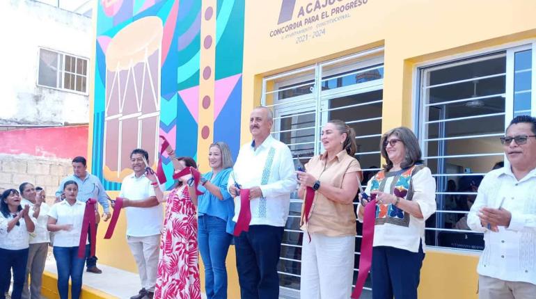 Inauguran Centro Comunitario Indígena de Guaytalpa, Nacajuca