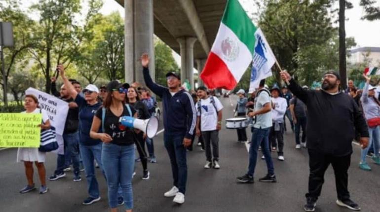 Bloquean en CDMX por inicio del proceso para elegir jueces, magistrados y ministros