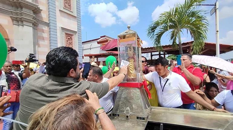 Llevan reliquia de San Judas Tadeo a parroquias en Villahermosa