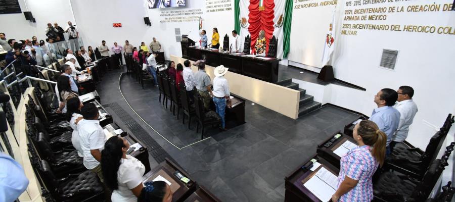 Celebra May que Congreso de Tabasco haya sido el primero en aprobar minuta de Guardia Nacional