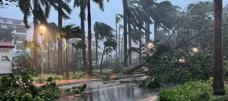 "Helene" deja inundaciones y vuelos cancelados en Quintana Roo