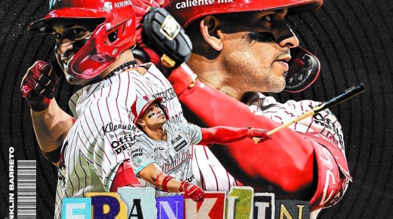 Franklin Barreto de Diablos Rojos, nombrado el Defensivo del Año de la LMB