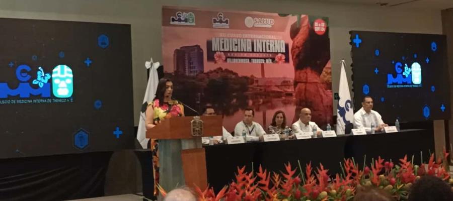 Inauguran el XII Curso Internacional de Medicina Interna en Tabasco