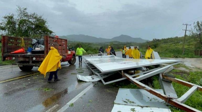 ´John´ deja 5 muertos en Guerrero y más de 700 viviendas afectadas