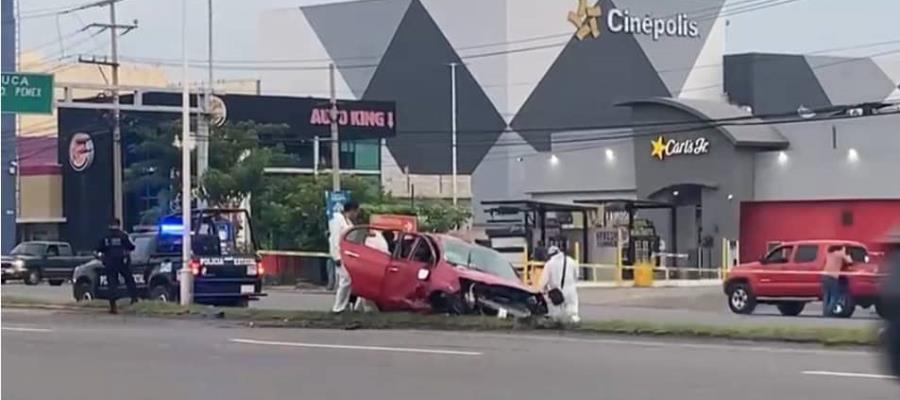 Se registran al menos 5 accidentes en Villahermosa; una persona falleció