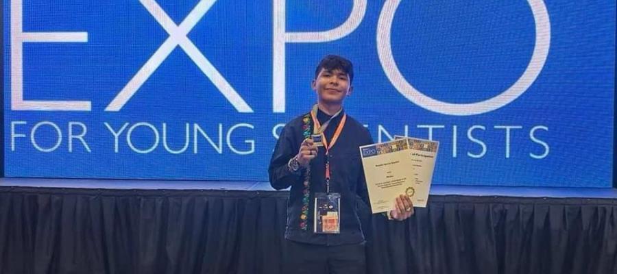 Estudiante mexicano gana oro en Expo para Jóvenes Científicos en Sudáfrica