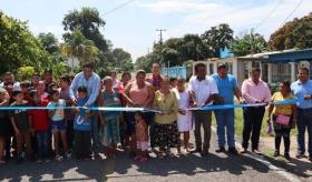 Chelo Cano entrega obra en Ejido Ignacio Zaragoza