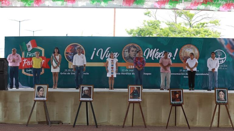 Conmemora Cunduacán el 203 Aniversario de la Consumación de la Independencia