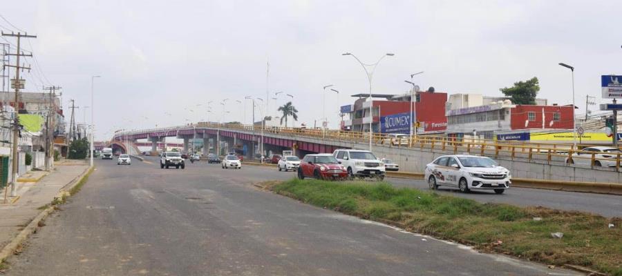 Concluyen trabajos en puentes de Las Ilusiones en Ruiz Cortines