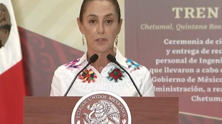 "Es el mejor presidente que ha tenido México", Sheinbaum en despedida de AMLO y asegura estar lista y fuerte para asumir