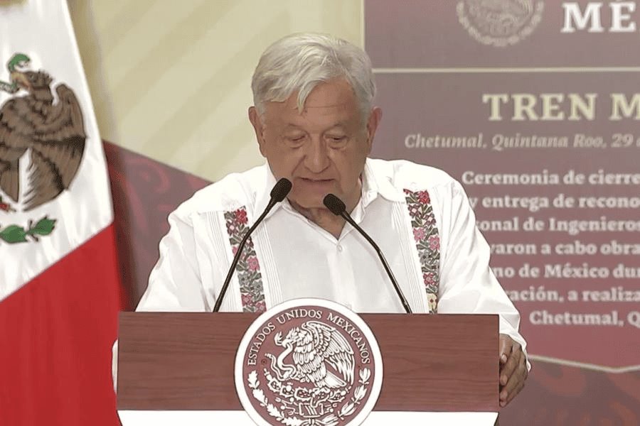 "Aquí concluye nuestra obra", se despide AMLO al inaugurar circuito completo del Tren Maya en Chetumal