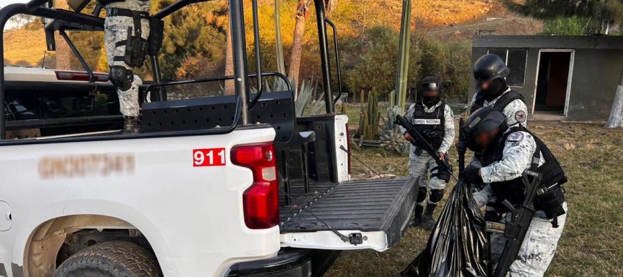 Aseguran cargamento con 60 kilos de cristal en Tijuana