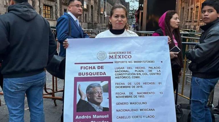 "Llevo 6 años buscándolo": Ceci Flores emite ficha para localización de AMLO