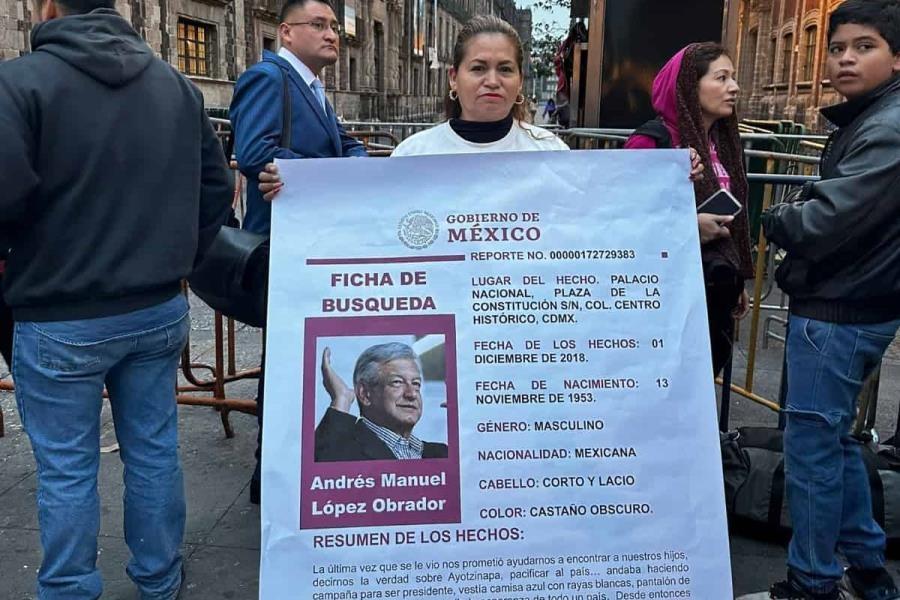 "Llevo 6 años buscándolo": Ceci Flores emite ficha para localización de AMLO