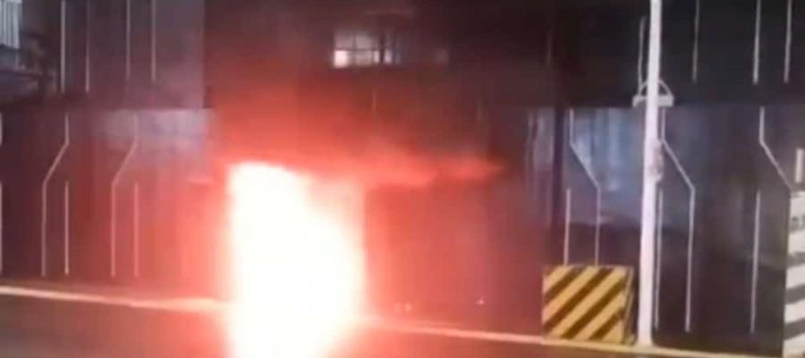 Se registra incendio en centro nocturno ubicado en la Av. Méndez de Villahermosa