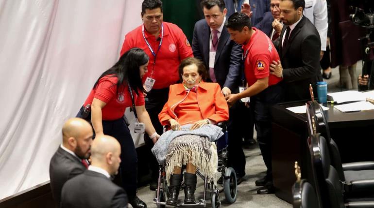 "Se abre una nueva era": Ifigenia Martínez no da discurso por temas de salud en toma de protesta de Sheinbaum