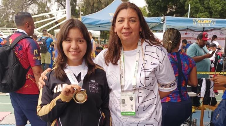 Tabasqueña Romina Mimendi gana oro en 100m planos de Paranacionales Conade