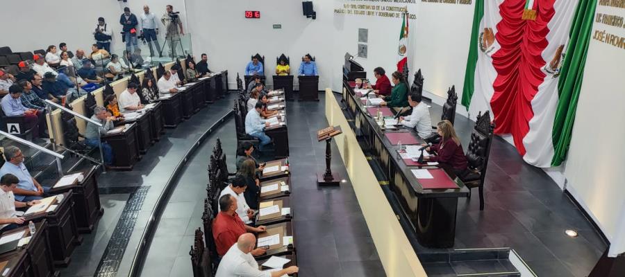 Congreso de Tabasco da entrada a las primeras 6 iniciativas de May