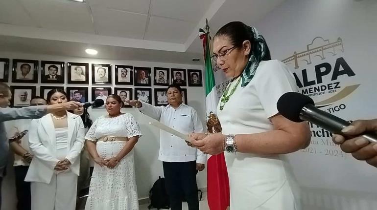 Sin manifestaciones, toma protesta José Olán como nuevo alcalde de Jalpa