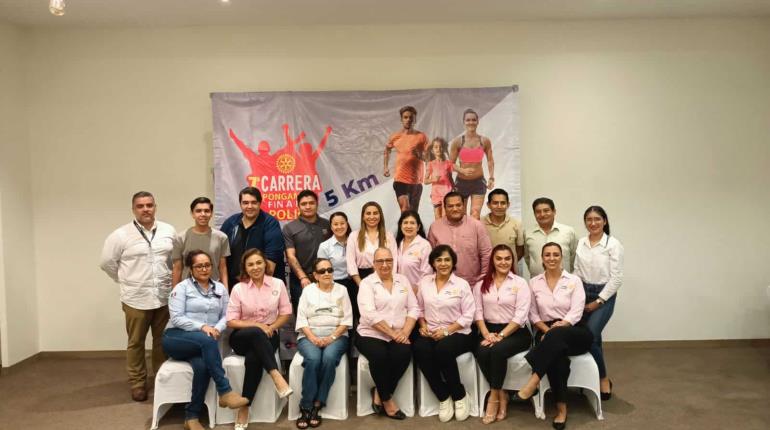 Anuncia Club Rotary Tabasco 7ma carrera atlética contra la polio