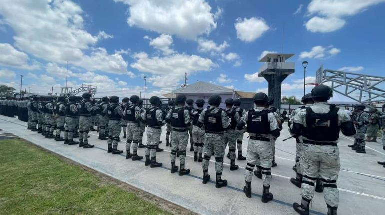 Despliegan a otros 590 elementos de la Guardia Nacional en Culiacán