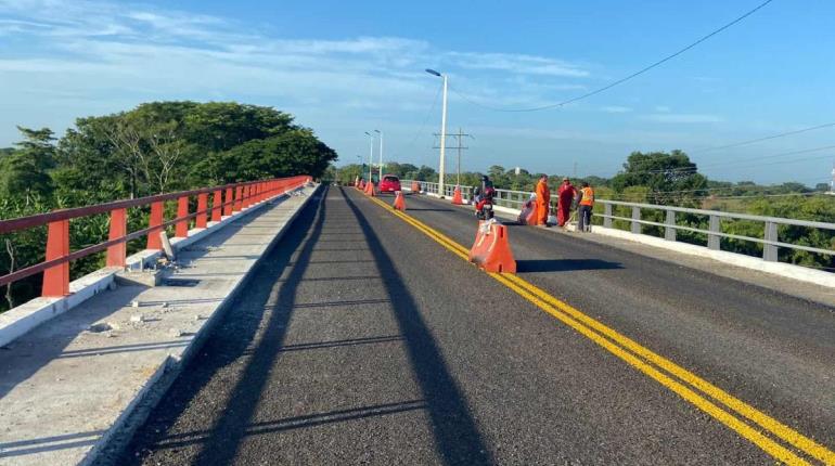 Obra del puente Grijalva II concluirá a más tardar el 31 de diciembre: Sotop