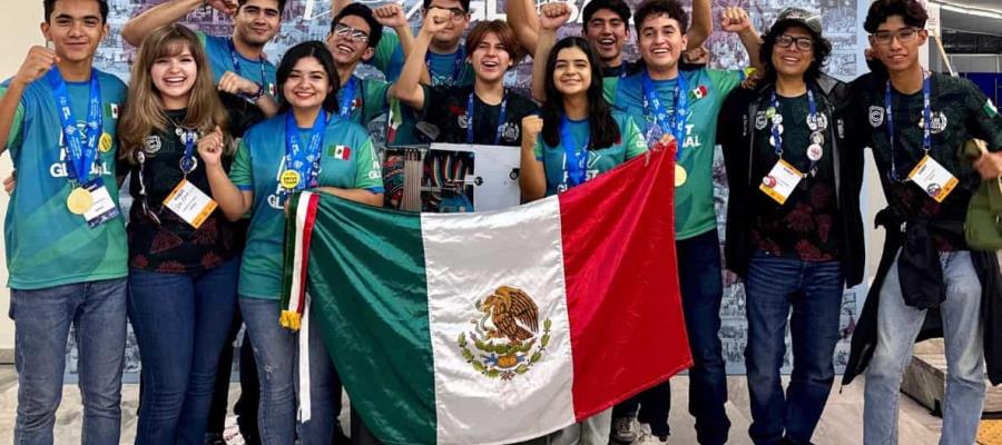 Ganan mexicanos oro en competencia de robótica en Grecia