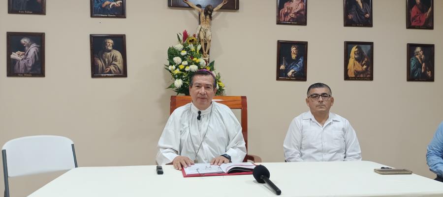 Iglesia católica promueve proteger a la mujer: Obispo de Tabasco