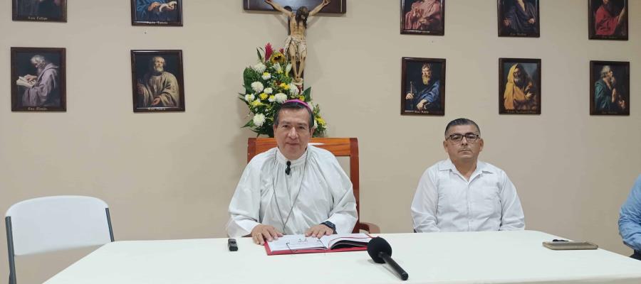 Diócesis de Tabasco se suma a jornada de oración y ayuno por la paz en Medio Oriente y en la entidad