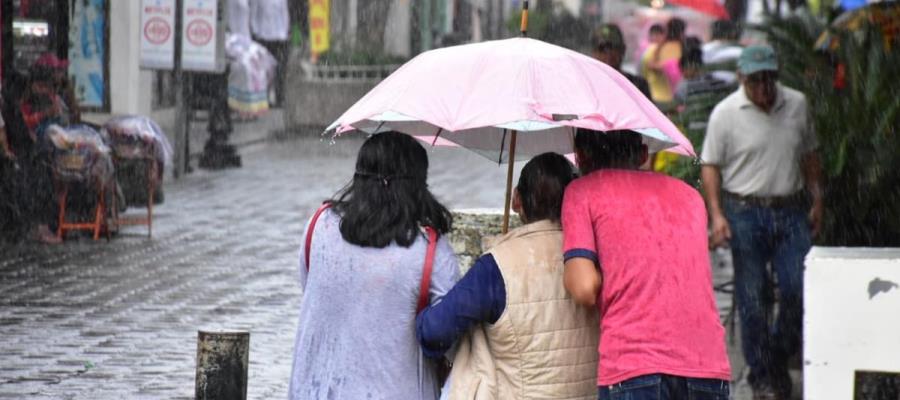 Lluvias muy fuertes de 50 a 75 milímetros se esperan para este domingo en Tabasco