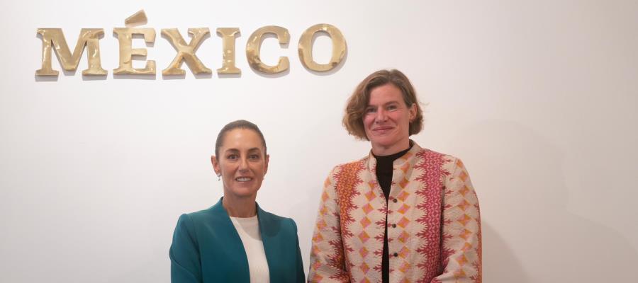 Se reúne Sheinbaum con Mariana Mazzucato, de la University College London