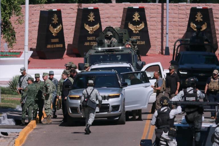 Visitan Harfuch y Trevilla Culiacán; gobernador de Sinaloa sugiere que llegarán refuerzo