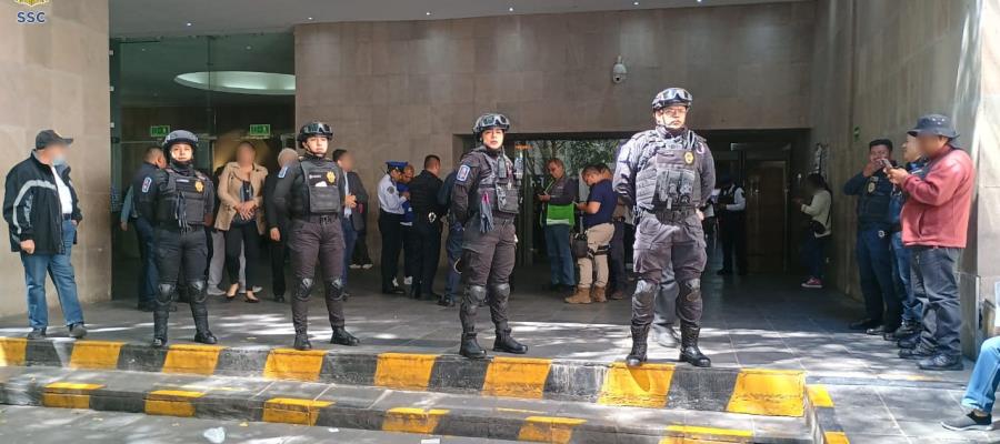 Desalojan Juzgados Familiares de la CDMX por posible bomba en sus instalaciones