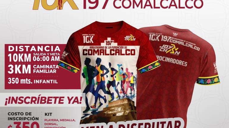 Anuncian convocatoria para Carrera Atlética de los 197 años de Comalcalco