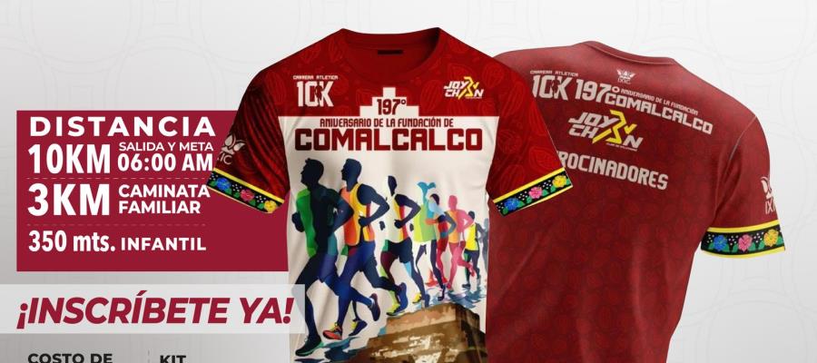 Anuncian convocatoria para Carrera Atlética de los 197 años de Comalcalco