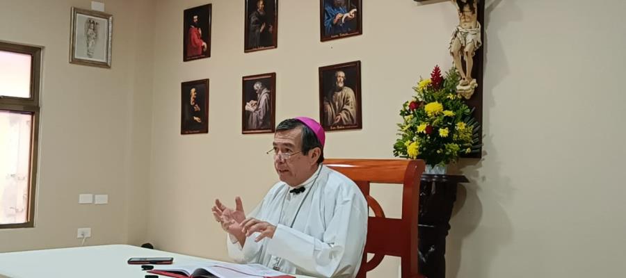 Arma de Iglesia para defenderse de inseguridad es la oración: Obispo