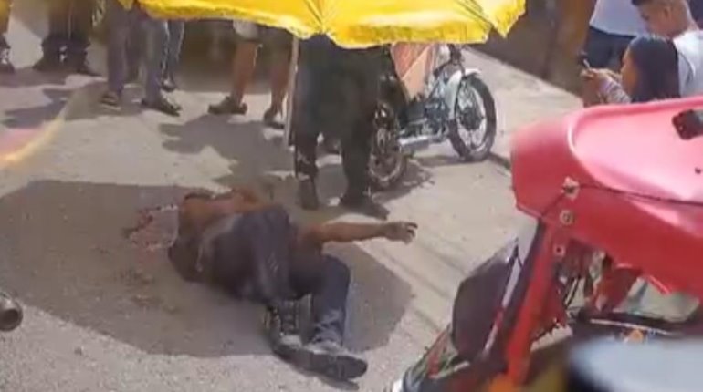 Motociclista se accidenta en Tierra Colorada