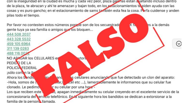 Advierte PC de información falsa sobre presuntos actos delictivos en Tabasco