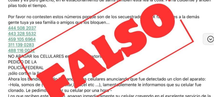 Advierte PC de información falsa sobre presuntos actos delictivos en Tabasco