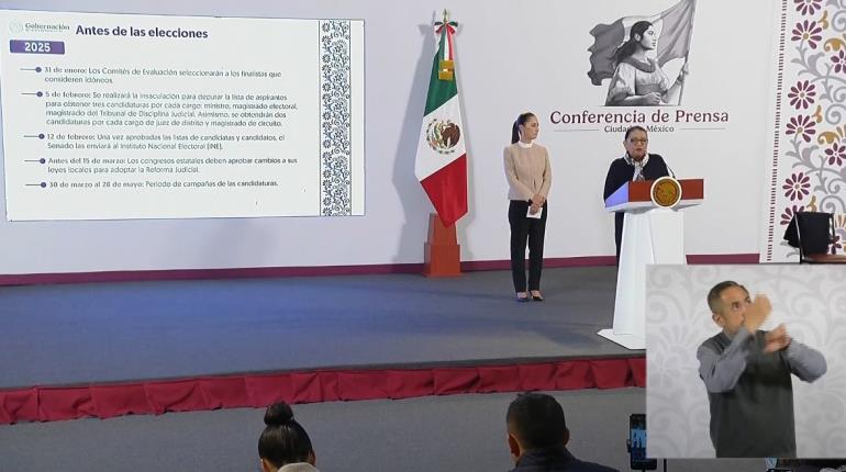 Defiende Gobierno de México tómbola para seleccionar vacantes del Poder Judicial a elegir en 2025