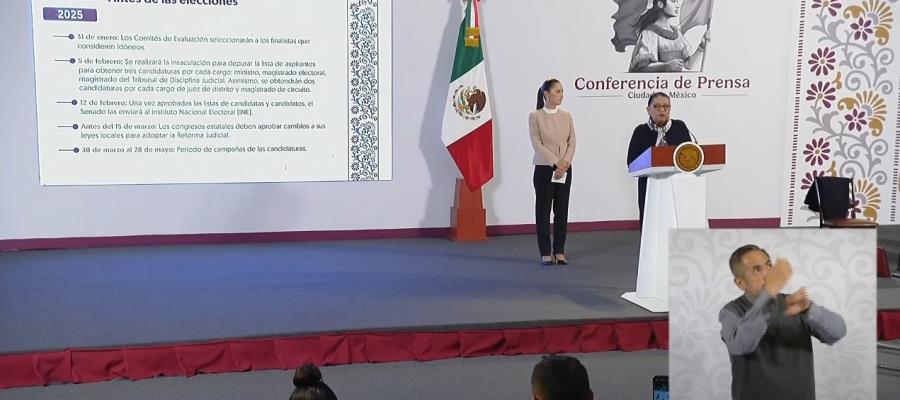 Defiende Gobierno de México tómbola para seleccionar vacantes del Poder Judicial a elegir en 2025