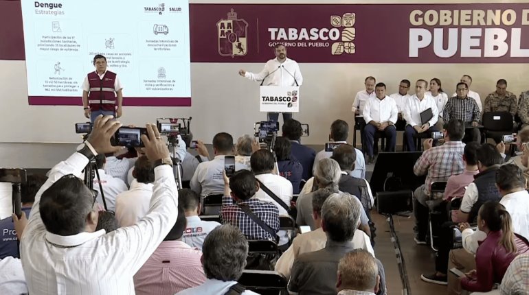 Tabasco 6to lugar en casos de dengue y 4to en defunciones